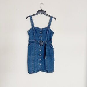 H&M Button Up Denim Jean Dress